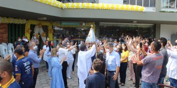 Hospital recebe visita da Imagem Peregrina de N. Sra. de Nazaré